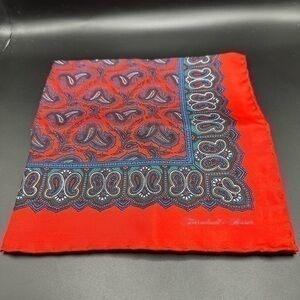 Turnbull and Asser Paisley Pocket Square